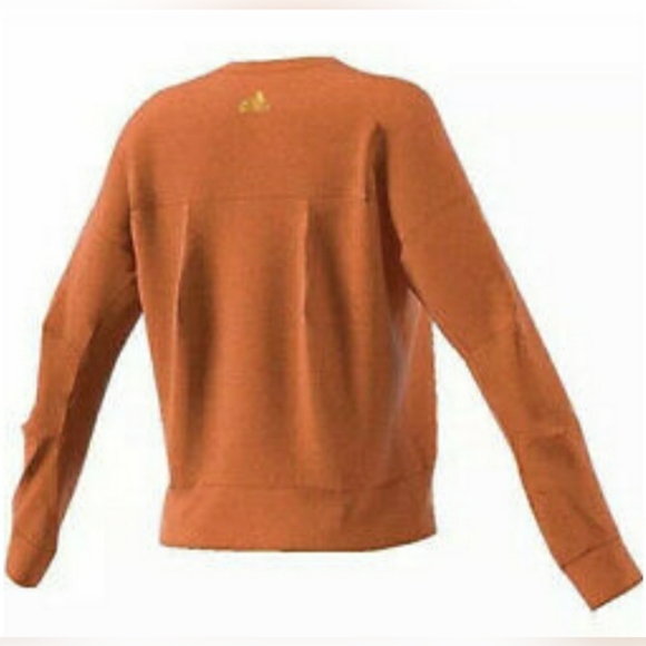 adidas Women's ID Glam Sweatshirt Tech Copper Med - Picture 7 of 9